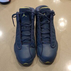 Air Jordan 13 Retro GS 'Squadron' Blue Colorway Electric Yellow Outsole 6